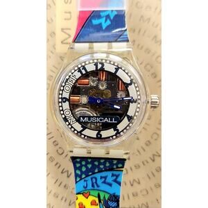 Swatch Specials Musicall Watch SLK110C 1999 Montreux Jazz festival New In Case